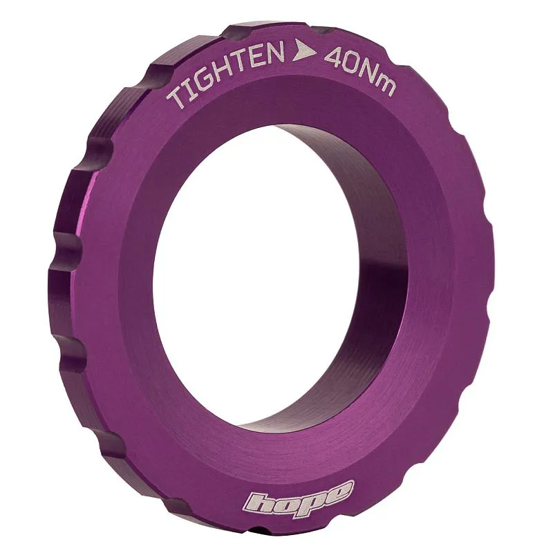 Hope Centre Lock External Disc Lockring 6 Colours-3